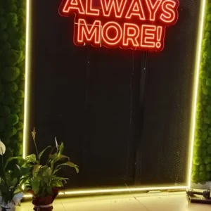 Always More Led Neon Tabela - Model 4 LED neon tabela görseli
