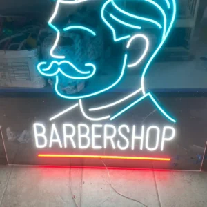 Barber Shop Led Neon Tabela - Model 1 LED neon tabela görseli