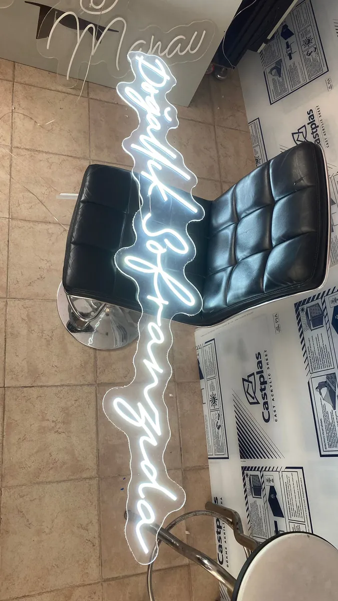 Castplas Dökme Akrilik Pleksi Levha - Model 2 LED neon tabela görseli