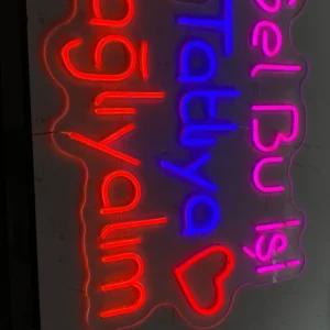Gel Bu İşi Tatlıya Bağlayalım Led Neon Tabela - Model 1 LED neon tabela görseli
