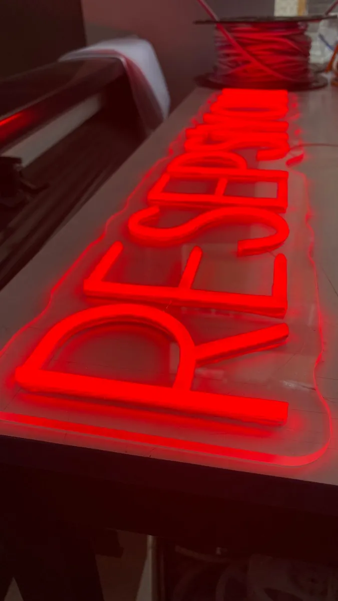 Giriş (Welcome) Led Neon Tabela - Model 3 LED neon tabela görseli