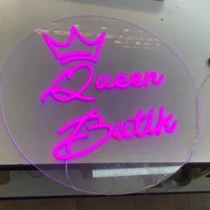 Queen Boutique Led Neon Tabela - Model 1 LED neon tabela görseli
