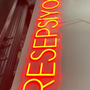 Resepsiyon Led Neon Tabela - Model 1 LED neon tabela görseli