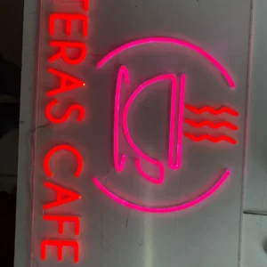 Teras Cafe Led Neon Tabela - Model 2 LED neon tabela görseli